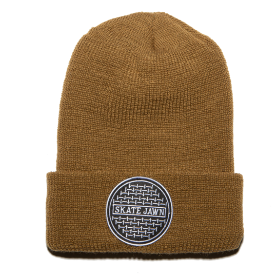 Skate Jawn Sewer Cap Beanie Tan – midtownplayground