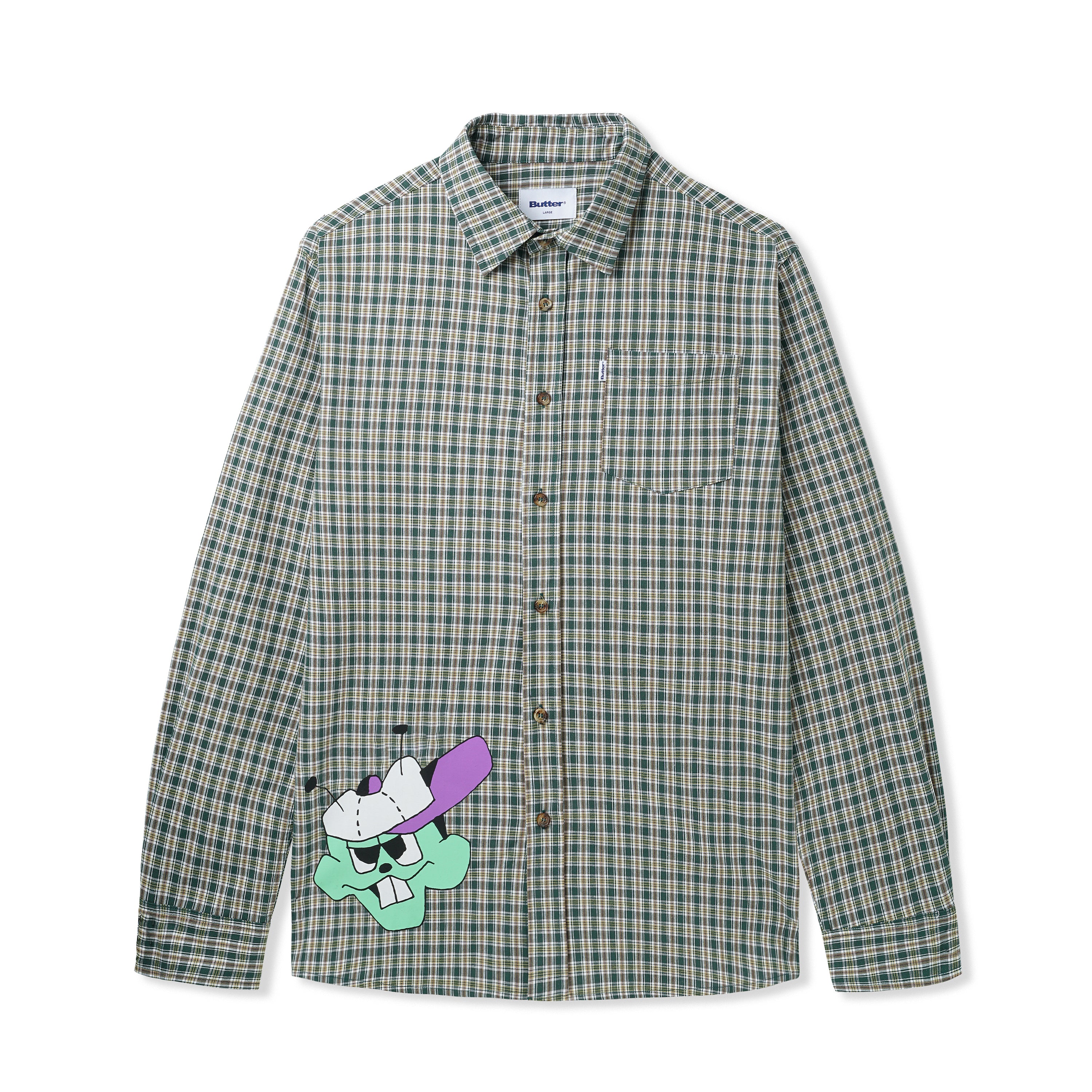 Butter Goods Bug Out Plaid Shirt – midtownplayground