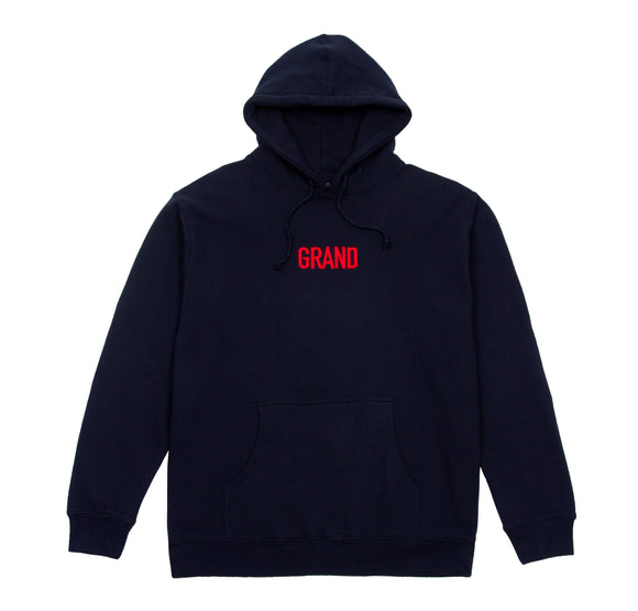Grand Collection Block Hoodie Navy