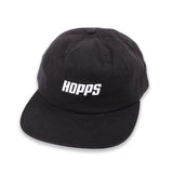 Hopps Logo Six Panel Hat Black